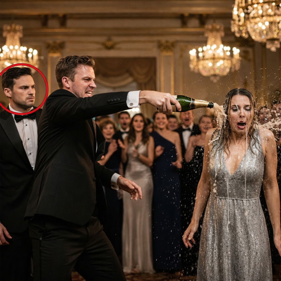 The Moment He Threw a Drink at the Royal Lady Changed Everything Forever: What Began as a Glittering Night of Power, Privilege, and Perfect Appearances Turned Into a Stunning Public Scene That No One Saw Coming — One Sudden Act, One Silent Room, and One Billionaire Husband Whose Calm, Calculated Response Shocked an Entire Elite Circle, Exposed Hidden Truths, and Rewrote the Rules of Respect in the World of Untouchable Wealth, Leaving Witnesses Frozen, Reputations Shattered, and a Story So Unbelievable That It Still Echoes Through High Society Today