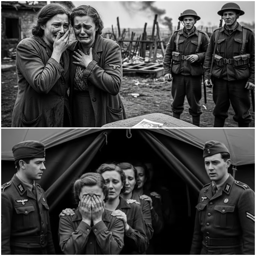 British Soldiers Met German Women Arriving in Tears in November 1944—Not From Defeat, But From a Hidden Horror Their Own Officers Inflicted, a Discovery That Shocked the Troops, Exposed a Collapsing Regime’s Cruelty, and Revealed Humanity Where No One Expected It