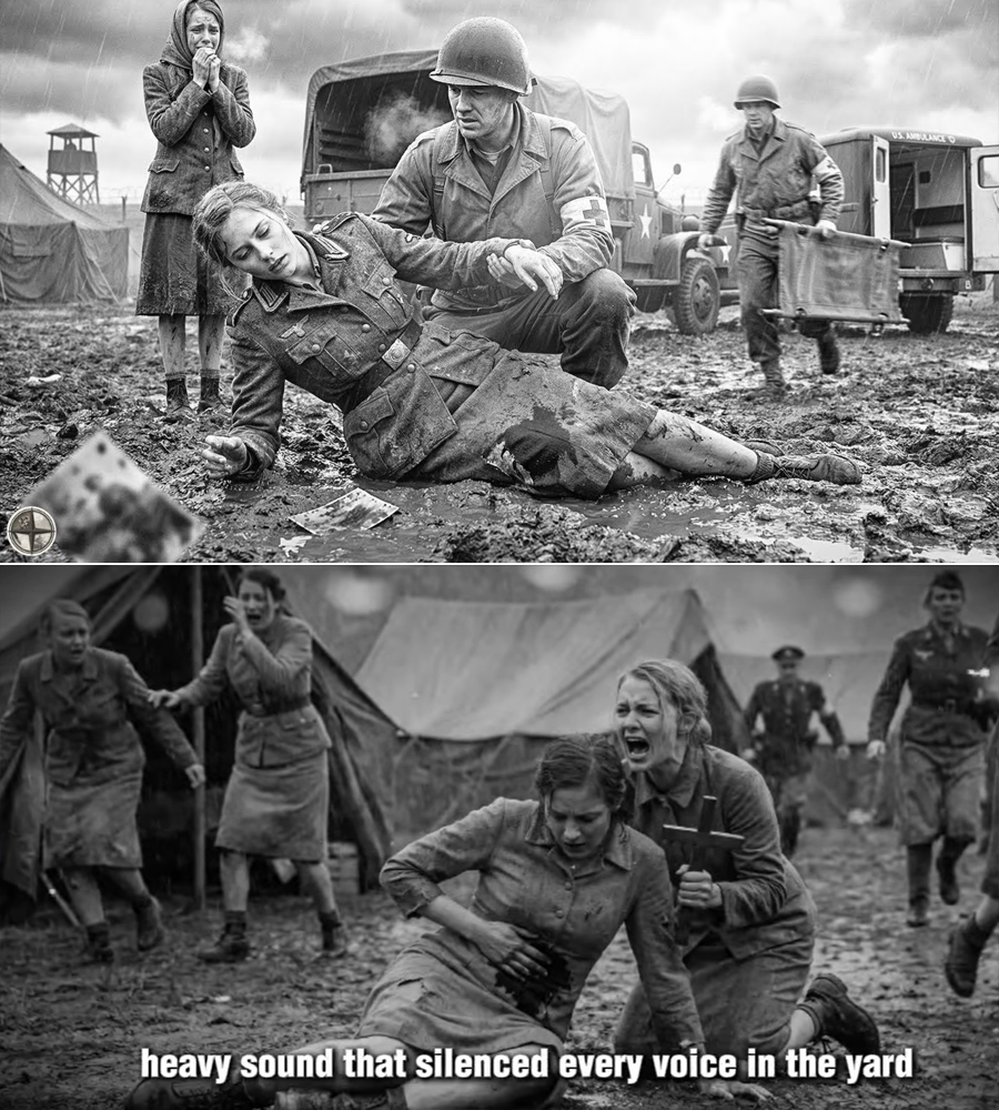 She Whispered “I’m Bleeding Through My Dress”—Then Collapsed at the U.S. Field Hospital: The Hidden Item the Medics Found in a German POW’s Pocket Turned a Routine Rescue Into a Wartime Mystery