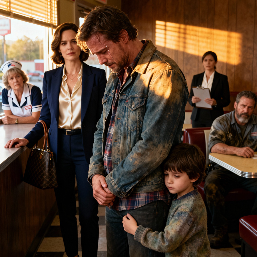 A Single Father Broke Down Saying He Had No Money for His Child, Never Realizing the Elegant Woman Standing Behind Him Was a Hidden Millionaire Whose Unexpected Decision Would Quietly Transform His Life, Challenge Every Assumption in the Room, and Redefine What True Wealth Really Means Forever