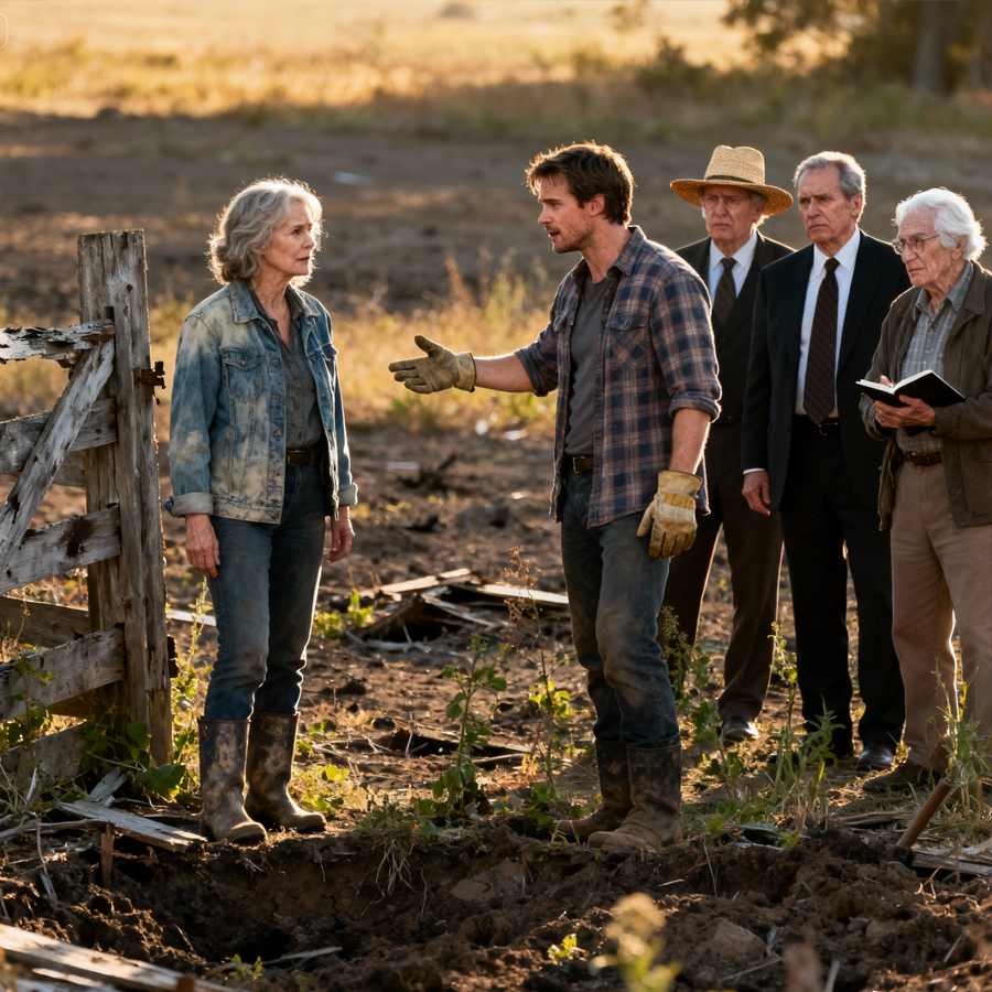 She Inherited an Abandoned Plot Everyone Mocked, Until a Hidden Truth Beneath the Barren Land Emerged, Exposing Forgotten Promises, Buried Records, and a Stunning Revelation That Turned a Widow’s Quiet Loss Into an Unimaginable Turning Point Forever Against All Expectations