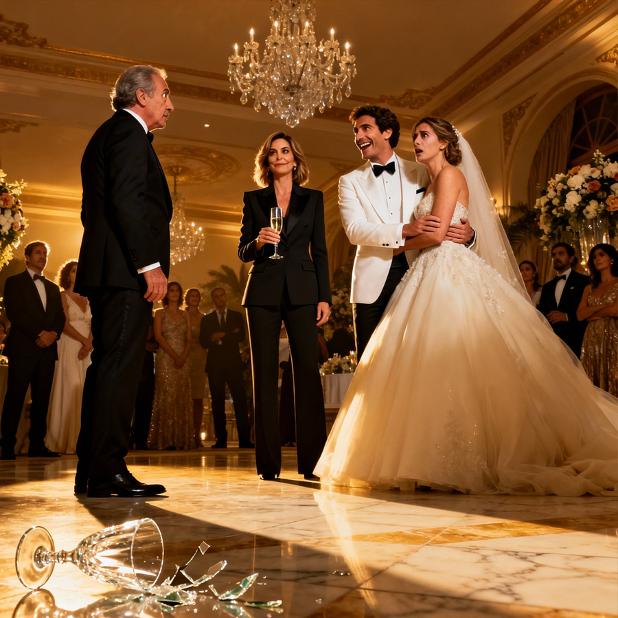 At Her Ex-Husband’s Lavish Wedding, the Bride’s Father Bowed and Said ‘Madam President’—Guests Froze as a Shattered Glass Marked the Return of a Woman Once Cast Out Pregnant, Now Holding Power Over Every Fortune in the Room that night alone