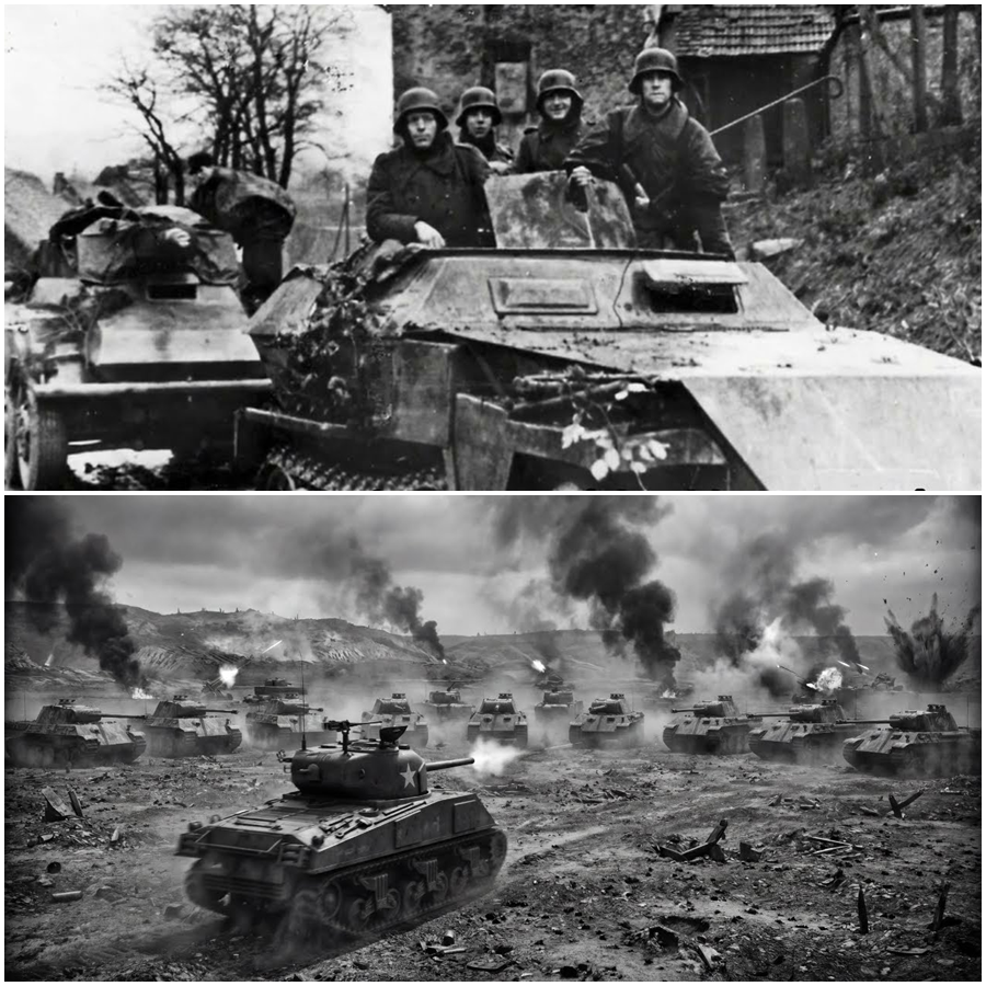 When Twelve Enemy Tanks Closed In on a Single Vehicle, Everyone Expected a Fast End — Until One Commander Did the One Thing No Manual Would Ever Recommend. He Didn’t Charge. He Didn’t Hide. He Put the Tank in Reverse. What Looked Like Panic Was Actually Precision, What Looked Like a Mistake Became a Trap, and Within Minutes an Entire Encirclement Collapsed from the Inside Out. Military historians would later argue over whether it was luck or brilliance, but one fact remained undeniable: a move that looked foolish on the surface rewrote the outcome completely.