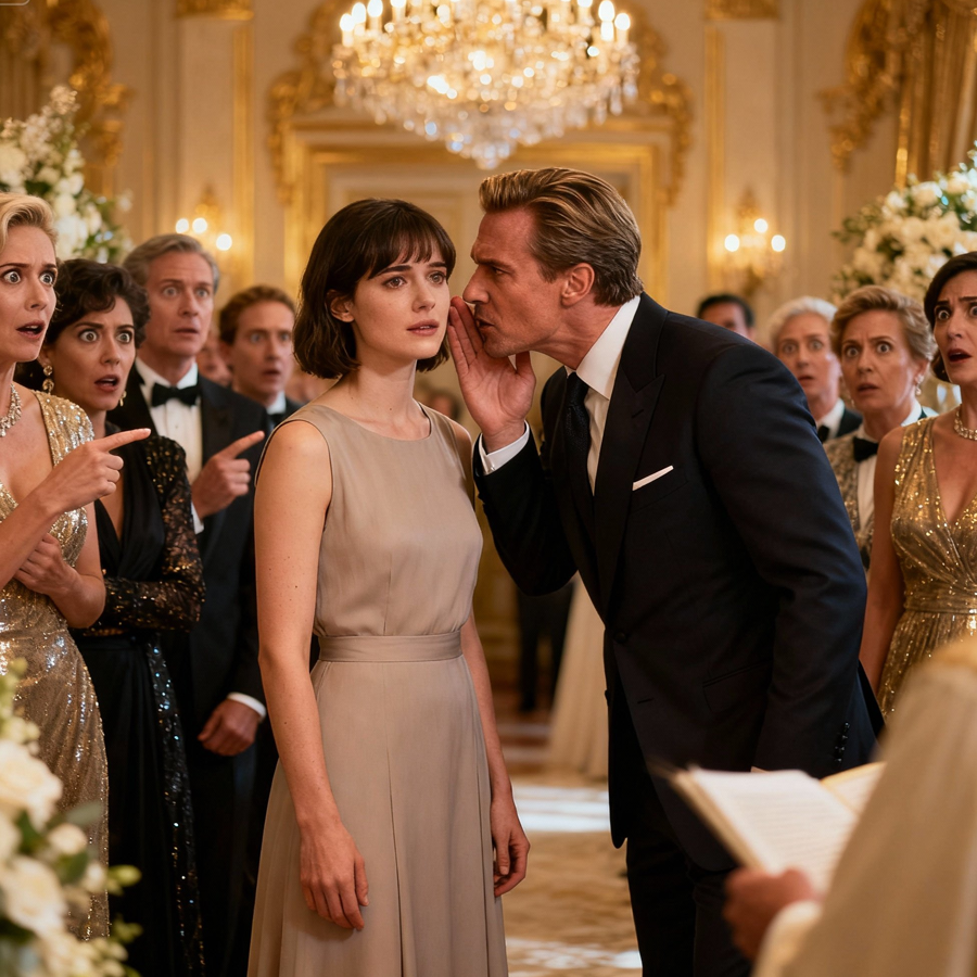 Guests Mocked a Plain Woman at a Lavish Wedding, Until the Billionaire Groom Paused the Ceremony and Whispered Her Name, Unleashing a Stunning Revelation That Rewrote the Guest List, the Vows, and the Power Balance Forever Before Anyone Understood Anything