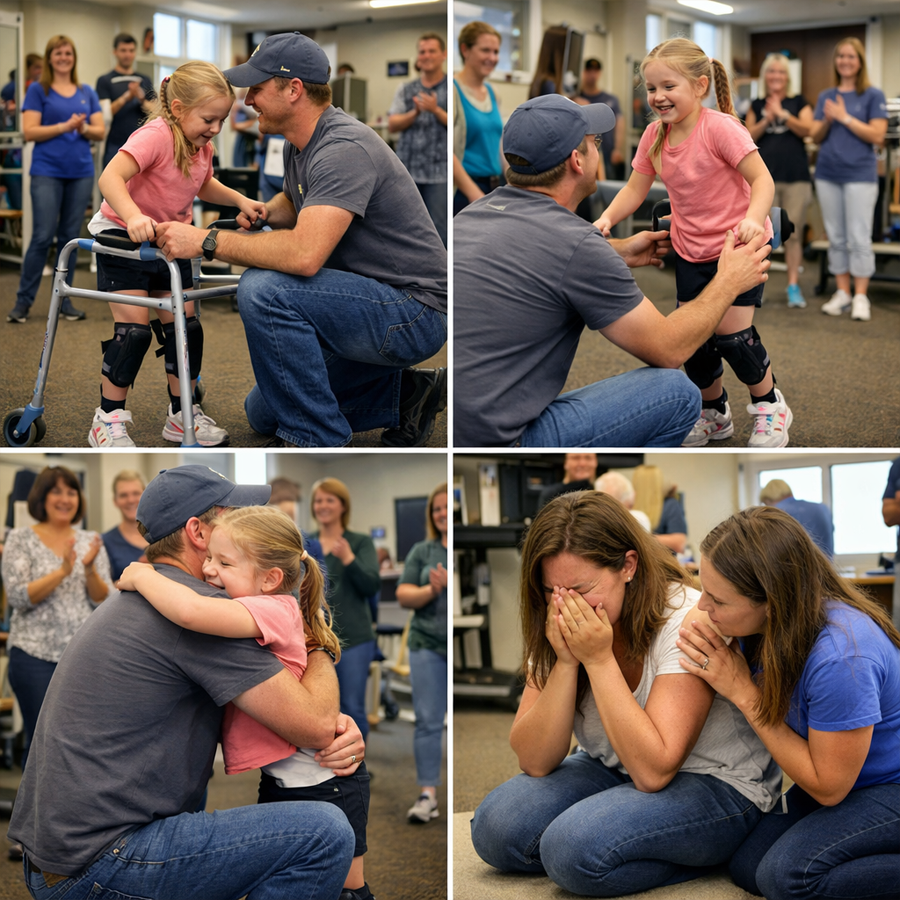 When a Little Girl Couldn’t Walk, a Broke Single Dad Found the One Clue Billionaire Specialists Ignored—And Her Mother’s Tears Became the Miracle No One Expected