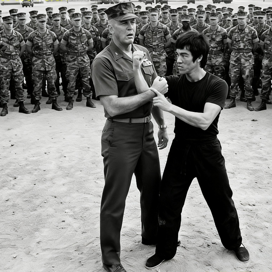 Bruce Lee Was Training 1000 Soldiers When Commando Commander Said ‘Not Military’ — 12 Seconds Later