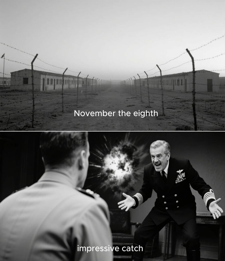 A SINGLE BLOW IN A WARTIME PORT