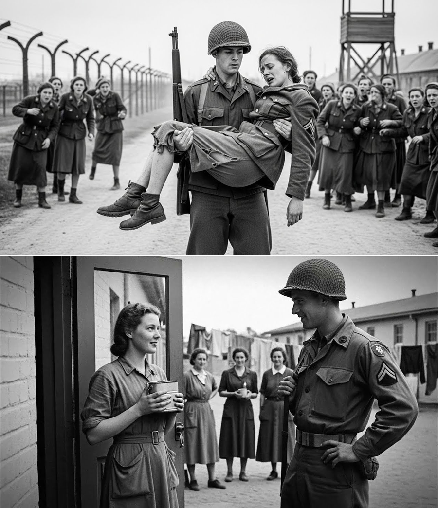“You’re Mine Now,” He Said — The Shocking Promise a U.S. Soldier Made After Finding Starving German POW Women in the War’s Final, Forgotten Days