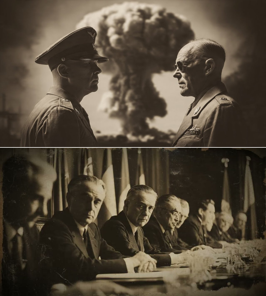 When a Battlefield General Wanted the “Ultimate Option” in Korea, Eisenhower’s Quiet Answer—and Truman’s Legal Reminder—Redefined Who Holds the Switch