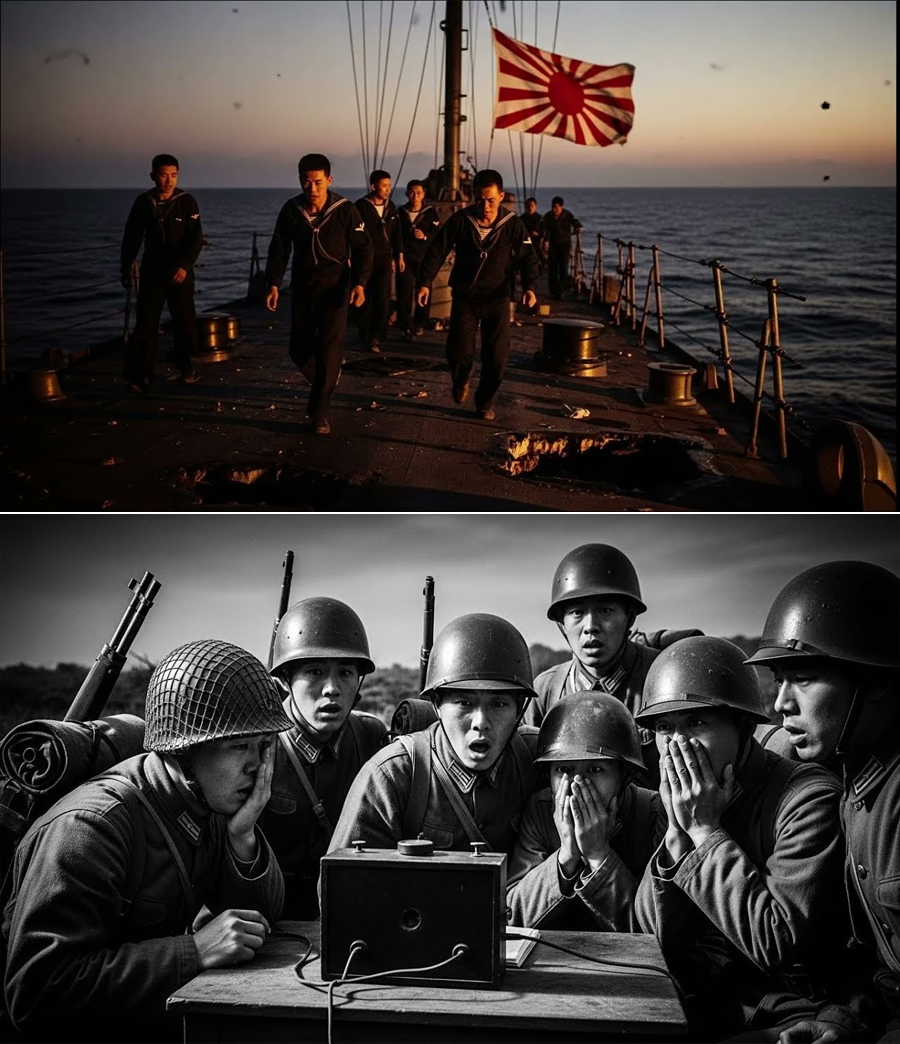 When the Air Went Quiet at Noon: The Day Ordinary Japanese Soldiers Heard the Emperor Speak, and Everything They Believed Began to Change in One Breath