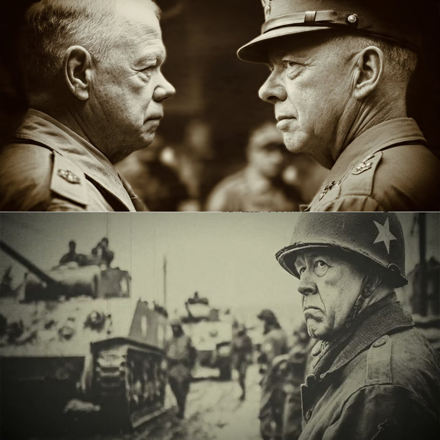 “Say That Again, George.” Eisenhower’s Calm Voice When Patton’s Final Radio Call Cut Off—and Every Map Pin Suddenly Felt Like a Lie