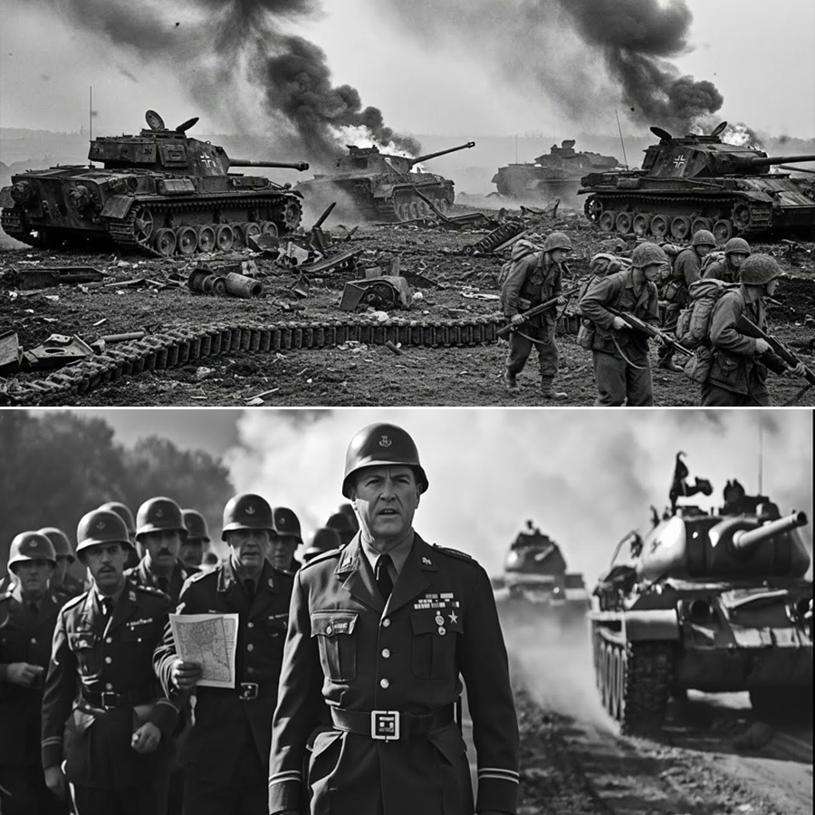 Patton’s Lightning Dash Across France Looked Like Genius—Until Missing Fuel, Broken Boundaries, and a Quiet Legal Memo Threatened to End His Command Overnight