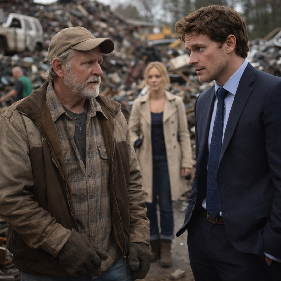 The Millionaire Father-in-Law Disguised Himself as a Scrap Dealer to Test His Daughter’s Fiancé—But One Unexpected Choice Exposed a Dangerous Lie and Changed the Wedding Forever