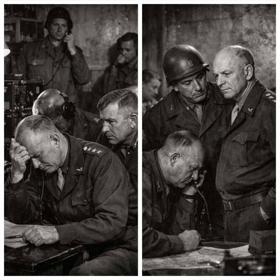 When Patton’s Final Radio Call Went Dead, Eisenhower’s Quiet Reply Triggered a Hidden Hunt That Nearly Split Allied Command in Two