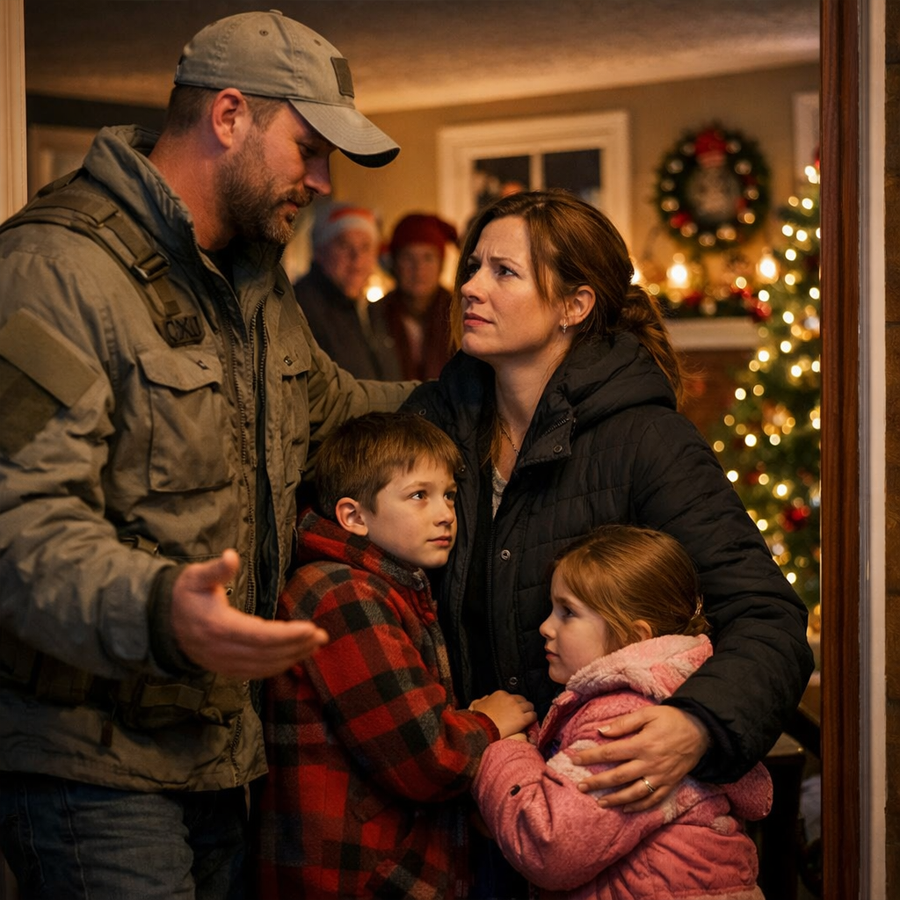“Come With Me…” the Ex–Navy SEAL Whispered on Christmas Night—What the Widow Found Behind His Calm Eyes Changed Her Children’s Fate Forever