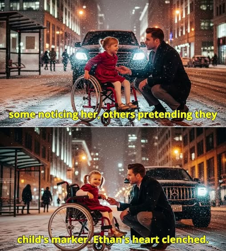 He Pulled Over for a Silent Child at a Midnight Bus Stop—Then a Lonely CEO and a Lost Little Girl Rewrote Each Other’s Lives One Small, Brave Day at a Time
