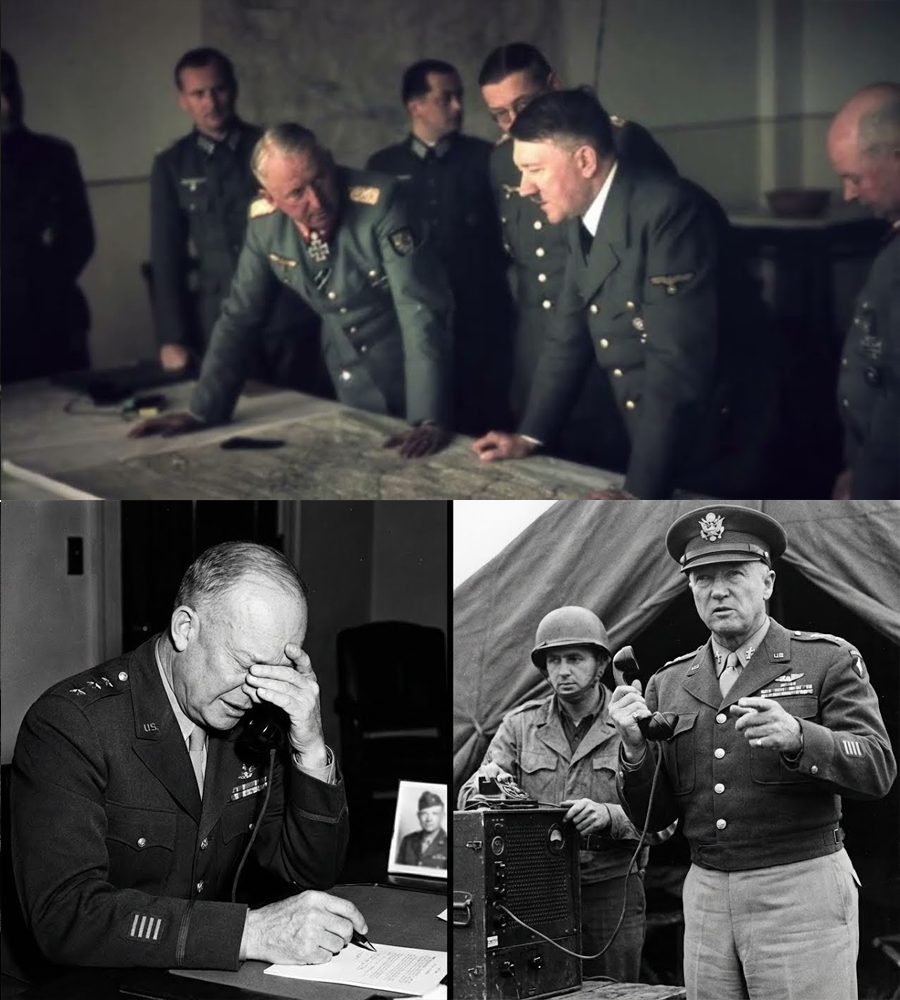 A Midnight Call From the Front Made Eisenhower Break Down—And Patton’s Four Quiet Words Turned a Rivalry Into the Decision That Saved Thousands