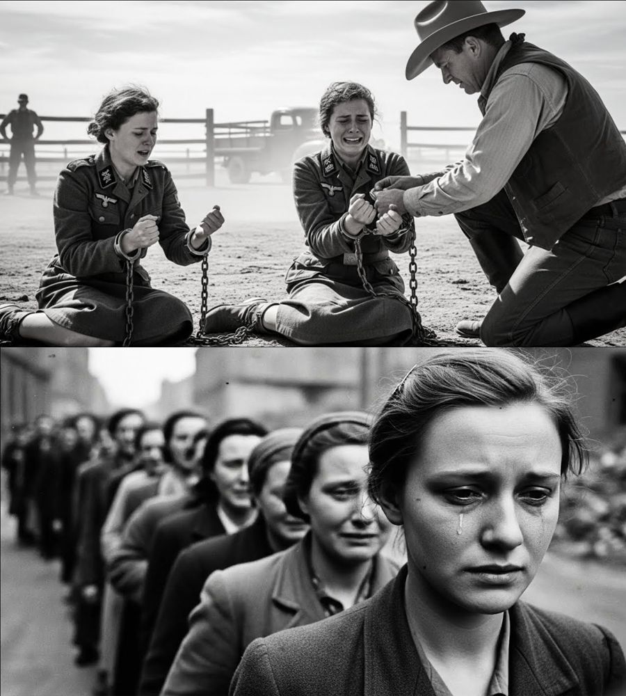 “‘You’re Not Animals’: The Night Texas Cowboys Cut the Chains from German Women Prisoners—and Uncovered a Secret That Could Have Burned the Camp Down”