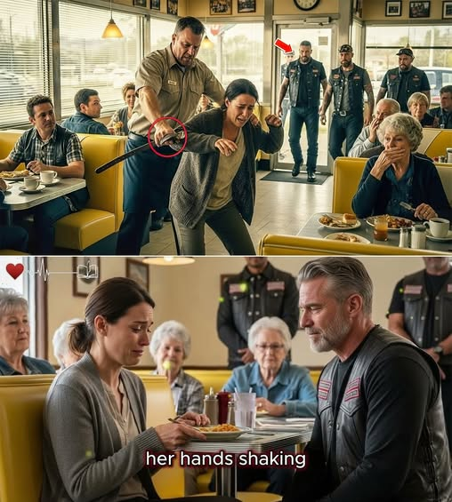 “She Only Asked for Food for Her Children” — A Manager’s Public Cruelty Sparked a Quiet Reckoning When a Motorcycle Club Chose Mercy, Truth, and Unforgettable Justice