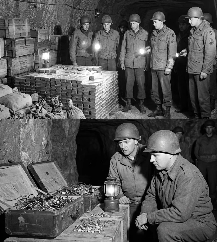 Patton Found Hitler’s Hidden Gold in a Salt Mine—and Proposed a Daring Plan to Spend It on Europe Overnight, Until Eisenhower Realized the “Gift” Could Ignite a New War