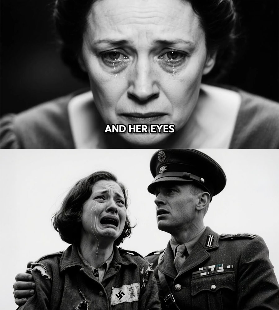 “My Own Mother Turned Me In”: A German Woman’s Quiet Betrayal, a Paper Trail That Nearly Condemned Her, and the U.S. Soldier Who Refused to Let One Lie Decide Her Fate  When the knock came, it was not loud.  It didn’t need to be.  In the last spring of the war, every sound traveled with the weight of a verdict—boots on gravel, a latch clicking, the hush of neighbors pretending not to hear. Even the wind seemed careful.  Anneliese Hartmann—Liese to the few who still used the soft version of her name—stood in the small kitchen with her sleeves rolled up and flour on her fingers. A pot of thin soup breathed on the stove. The house smelled of boiled roots and old smoke, the scent of a world rationed down to necessities.  Her mother was at the table, hands folded, eyes fixed on the place where the wood grain made a dark knot—like a bruise in the center of their lives.  The knock came again, patient as a clock.  Liese’s first instinct was to look at the bread box.  Not because there was bread.  Because beneath the false bottom, hidden between a tin of salt and a stack of stained recipes, lay a small piece of folded paper she had promised herself she would burn before dawn.  A letter.  A name.  A destination.  The kind of tiny thing that could turn a person from “ordinary” into “dangerous” in a single breath.  Her mother stood before Liese could move. She smoothed her apron with two hands as if preparing for church, not whatever waited beyond the door.  “I will answer,” her mother said.  Liese’s throat tightened. “Mama—”  “Sit,” her mother said, sharp enough to stop an argument before it began.  Liese sat because obedience had been trained into her since childhood, because arguing had become a luxury, because deep down she could not believe her mother would do anything that couldn’t be undone.  Her mother opened the door.  Two men stood in the narrow entryway. Not soldiers from the front—these wore the stiff authority of the rear, the kind of men who hadn’t been forced to learn humility from mud and distance. Their faces were clean and tired in a way that suggested paperwork, not marches.  One held a notebook. The other rested a hand on the strap of his satchel, like the strap was a promise.  They glanced past her mother into the kitchen.  “Anneliese Hartmann?” the man with the notebook asked.  Liese stood slowly, flour dusting her palms like evidence.  “Yes,” she said.  The man’s eyes moved to her mother. “You reported suspicious activity.”  Something in Liese’s chest slipped—just a fraction, like a stitch giving way.  Her mother’s voice was steady. “Yes.”  Liese turned to her as if she hadn’t understood the language.  “Mama…?”  Her mother didn’t look at her. She looked at the men instead, keeping her face composed the way she did at funerals.  The notebook man nodded, as if completing a routine task. “You will come with us.”  Liese’s mind searched for a reason that wasn’t what it sounded like. A mistake, perhaps. A misunderstanding. A neighbor’s grudge.  But her mother had said the word herself.  Reported.  Liese swallowed. “On what charge?”  The second man—silent until now—shifted his weight and said, “You have been accused of defeatism and unauthorized correspondence.”  Liese’s eyes darted to her mother. “Mama, tell them—”  Her mother finally looked at her. The expression on her face made Liese feel suddenly cold.  Not anger.  Not hatred.  Something worse.  Fear wearing the mask of certainty.  “I told them what I saw,” her mother said softly. “I told them what I found.”  The room tilted. The soup on the stove hissed like it was trying to warn her.  Liese’s mouth opened, but no sound came out at first. Then, in a whisper that felt too small for what it carried, she said:  “My own mother turned me in.”  Her mother’s hands trembled once, barely noticeable. Then she clasped them behind her back as if hiding the tremor could hide the truth.  The men waited with the impersonal patience of a system that always had another file.  Liese’s mind raced to the false-bottom bread box, to the folded paper she hadn’t burned, to the promise she’d made—quietly, desperately—to a stranger who had looked at her like she still belonged to the human world.  She took one step toward the kitchen counter.  The silent man moved. “No.”  Liese froze.  The notebook man spoke again, almost polite. “Bring a coat.”  Liese turned to the wall hook where her worn gray coat hung like an exhausted friend. She reached for it, put it on, buttoned it with fingers that didn’t feel like hers.  Her mother stood in the doorway as the men led Liese out. A neighbor’s curtain twitched. Somewhere a dog barked and then fell silent, as if scolded by the atmosphere.  On the threshold, Liese stopped and looked back.  Her mother’s eyes were damp but her chin was lifted, rigid with the kind of resolve that broke families without needing to raise its voice.  “Why?” Liese asked.  Her mother swallowed. “Because I couldn’t lose you the other way.”  Liese didn’t understand. Not yet.  The men moved her forward, and the door closed behind her with a sound so ordinary it felt obscene.  The town holding building used to be a school.  You could still see the chalk marks faintly on a blackboard in the corridor, the ghost of a multiplication table, a child’s handwriting swallowed by time. Now the classrooms held women and men with hollow eyes and coats too thin for the season.  Liese was placed on a bench beside a woman who smelled of onions and worry.  Hours passed. Perhaps a day. Time had become slippery.  When they questioned her, it was not dramatic. It was worse: routine.  A man with a neat collar asked about a letter. He asked about names. He asked why she had been seen near the railway siding at dusk. He asked why she had given her ration bread to a stranger.  “I didn’t,” Liese lied, then corrected herself because she couldn’t help it. “I did. But it wasn’t what you think.”  “What do we think?” the man asked.  “That I’m… disloyal,” Liese said, choosing a word that wouldn’t collapse the room into danger.  The man’s expression did not change. “Are you?”  Liese thought of the letter hidden at home. She thought of the stranger’s hands shaking as he held his cap. She thought of his voice: Please. Just a place to sleep. Just one night. I can’t go back.  And she thought of her mother’s fear.  “I’m loyal to my family,” Liese said carefully. “To staying alive.”  The man wrote something down.  When the questioning ended, a clerk stamped a form and tied it with string. Liese saw her name on the top, beneath it a category that made her stomach drop:  Detained — To be transferred.  Transferred where, she didn’t know.  She had always imagined the war as something happening elsewhere—on maps, in speeches, far beyond her street. But now it had stepped into her paperwork.  That night, lying on a cot with a blanket that smelled like other people’s despair, Liese replayed the moment her mother opened the door.  Not the men.  Not the accusation.  Her mother’s voice, steady as stone.  I told them what I saw.  She wanted to hate her mother. Hate was simple. Hate felt like a clean line you could hold onto.  But her mother’s last sentence kept echoing like a riddle.  Because I couldn’t lose you the other way.  What other way?  The other way arrived in the form of chaos.  Two weeks later—though it could have been ten days or twenty; the calendar meant nothing now—the holding building emptied in a rush of shouted orders and panicked footsteps.  The front was closer.  No one said it out loud, but everyone knew: the world was changing direction, and the people who had once felt safe behind authority now felt the ground sliding.  Liese was shoved into a truck with a dozen other women, the back covered by a canvas that flapped like a broken wing. The road rattled them until their bones felt loose.  As they passed through villages, Liese saw faces at windows, staring at the truck like it carried contagious bad luck. Sometimes people spat on the road. Sometimes they looked away. A few looked terrified, as if afraid the truck might stop and the war might spill out onto their doorstep.  Late on the second day, the convoy halted on a narrow road lined with bare trees.  Someone shouted. Another voice answered in a language Liese didn’t understand at first, then recognized from whispered radios and forbidden rumors.  English.  A long moment of stillness.  Then the canvas was yanked back, and bright daylight struck Liese’s eyes.  American soldiers stood on the road with rifles held in a way that suggested readiness, not cruelty. Their uniforms were dusty. Their faces were young and older at the same time—young in years, older in expression.  One of them spoke through an interpreter: “You are safe. Remain seated. You will be processed.”  Safe.  The word didn’t fit. It felt like a coat in the wrong size.  A woman beside Liese began to cry—not loudly, but with a quiet collapsing sound, like a building finally giving up.  Liese’s hands shook.  She was no longer a prisoner of her own side.  She was now, by the strange mathematics of war, a prisoner of the enemy.  A POW, they would call it later, as if abbreviations could make it tidy.  They were guided into a temporary enclosure—ropes, makeshift tents, tables with paperwork. American medics moved among them, checking faces, offering water. No one hit them. No one shouted threats.  And that, in its own way, was unsettling.  Liese had been trained to fear monsters. Now she faced ordinary men trying to do an impossible job decently, and the dissonance made her dizzy.  A sergeant with a sunburned nose handed her a tin cup of water. “Drink,” he said in careful German.  Liese blinked. “You speak—”  “Little,” he said, making a small gesture with his fingers. “You drink.”  She drank, and the water tasted like the first honest thing she’d had in months.  They gave her a tag with a number. They wrote her name down, though the spelling wobbled.  And then a clerk—an American clerk with tired eyes—pulled a document from a folder and frowned.  He called someone over.  Liese watched, heart tightening again. Documents were dangerous. Documents were how people vanished.  A taller American soldier approached. Not an officer—his uniform suggested he had responsibility without the luxury of distance. He wore his helmet pushed back slightly, as if he needed air around his thoughts.  He took the document, read it, and his face changed.  Not anger. Not disgust.  Concern.  He looked up at Liese. His eyes were dark and steady.  “What’s your name again?” he asked, in German that was rough but understandable.  “Anneliese Hartmann,” she said.  He pronounced it carefully, as if the name mattered. “Hartmann. You from near Kassel?”  Liese hesitated. “Yes. Why?”  He tapped the paper. “This says… you’re ‘dangerous.’”  Liese felt her chest tighten. “I’m not.”  He studied her for a long beat, then looked back at the document as if it offended him.  “Who wrote this?” he muttered, more to himself.  Liese swallowed. “What does it say exactly?”  The soldier’s jaw worked. He seemed to weigh whether telling her would help or harm.  Finally he said, “It says you were reported by family. It says you were detained for… morale offenses. It says you might be an organizer.”  Liese almost laughed, but it came out as a broken breath. “Organizer? I can barely organize soup.”  His eyes flickered. Something like sympathy crossed his face, quickly hidden.  “What happened?” he asked.  Liese looked around. Other prisoners. Guards. The hum of a camp that wasn’t sure what it was yet.  Her voice came out thin. “My mother turned me in.”  The soldier’s gaze sharpened. “Your mother?”  Liese nodded. The humiliation burned anew. “She found a letter. She… she reported me.”  The soldier exhaled slowly, then said, “I’m Sergeant Daniel Ruiz.”  His name sounded foreign and solid in her mouth.  “Listen,” Ruiz said, lowering his voice. “Paper can say anything. I need to know what’s true.”  Liese stared at him. “Why do you care?”  Ruiz’s eyes held hers. “Because if that paper is wrong, you get treated like someone you’re not.”  Liese felt something shift. Not trust—not yet. But the first hint that the universe might contain a handhold.  She swallowed. “I helped someone,” she said. “A man who wanted to surrender. He had… he had nowhere. I gave him bread. I wrote a note so he could find a safe road. That’s the letter.”  Ruiz’s eyebrows rose slightly. “A man from your army?”  Liese nodded. “He was afraid. Not of you. Of… of the people who still believed the old words.”  Ruiz looked away, jaw tight. Then he looked back.  “That letter—where is it?”  “At home,” Liese said. “Hidden. She found evidence I wrote it. She panicked.”  Ruiz’s voice softened. “Why would she panic enough to report her own daughter?”  Liese remembered her mother’s last sentence and felt her throat tighten.  “She said… she couldn’t lose me the other way.”  Ruiz stared at her for a moment as if trying to translate that into something practical.  Then he said, “Okay. Here’s what’s gonna happen. You’re going to be processed like everyone else. But I’m going to flag your file for review.”  Liese’s eyes widened. “Review? By whom?”  “By someone who reads more carefully than that clerk,” Ruiz said. “And by me.”  “Can you do that?” Liese asked.  Ruiz shrugged. “I can try.”  Try.  In her world, “try” had become a small, dangerous word.  But it was more than she had.  The camp they moved her to was a repurposed field outside a town whose name Liese did not recognize at first.  The fence was simple. The guards were bored more than cruel. The days were filled with waiting: waiting for names to be called, for lists to be posted, for rumors to turn into facts.  Liese shared a tent with women of every kind—some who spoke quietly and kept their eyes down, some who spoke loudly as if volume could rebuild dignity, some who stared into nothing for hours as if the world had become too heavy to look at directly.  Liese tried to stay invisible.  Invisible people survived longer.  But invisibility was difficult when your own mind screamed at you.  Every night, she heard her mother’s voice.  Every morning, she felt the weight of the document Ruiz had read.  Dangerous.  Organizer.  It was absurd.  And yet, absurdity had teeth.  One afternoon, her number was called.  She walked to the administrative tent with the stiffness of a person approaching a cliff in fog. Inside, a table held stacks of papers like small walls.  An American lieutenant sat behind the table. He looked young enough to still have school in his bones.  Ruiz stood beside him, arms folded. When he saw Liese, he gave a small nod—not friendly, not cold, simply there.  The lieutenant spoke through an interpreter at first, but Ruiz interrupted.  “I got this,” Ruiz said in German.  The lieutenant raised his eyebrows but let it happen.  Ruiz pointed to a folder. “This says you’re high-risk. I don’t believe it. You tell me, again, what you did.”  Liese’s mouth was dry. She repeated the story, carefully, keeping the language plain. No grand speeches. No dramatic claims. Just facts.  Ruiz listened without interrupting, then asked a question that made her blink.  “What was the man’s name?”  Liese hesitated. Names were knives. Names cut both ways.  But Ruiz’s gaze held steady.  “Matthias,” Liese said finally. “Matthias Keller.”  Ruiz’s eyes flickered. He looked at the lieutenant, then back to Liese.  “Spell it,” he said.  She did. Ruiz repeated it softly, as if testing whether it matched something in his memory.  The lieutenant leaned forward. “Sergeant, what is it?”  Ruiz hesitated, then spoke in English to the lieutenant. Liese caught only fragments.  “—processed last week—surrendered—translator—said a woman—”  Liese’s heart began to beat too fast.  Ruiz turned back to her. “Keller. You sure?”  Liese nodded. “Yes.”  Ruiz looked almost satisfied, but not in a triumphant way. In the way a man looks when a loose thread finally connects to a fabric.  “I think I can verify your story,” Ruiz said.  Liese’s breath caught. “How?”  Ruiz exhaled. “We’ve got a man named Keller in a separate holding area. He came in voluntarily. He mentioned someone helped him. Didn’t give a name, but… it fits.”  Liese felt her knees weaken. She gripped the edge of the chair and forced herself to stay upright.  The lieutenant looked at Ruiz, then at Liese. “If this is true,” he said through the interpreter, “your classification changes.”  Classification.  Another word that could change a life.  Ruiz leaned closer. “But I need you to understand something,” he said quietly. “Your file says ‘family reported.’ That makes some people think there’s more.”  Liese’s throat tightened. “There isn’t.”  Ruiz’s voice lowered further. “Sometimes family reports because they believe in the rules. Sometimes because they’re afraid. Sometimes because they think they’re saving you. Which was it?”  Liese thought of her mother’s eyes—wet, terrified, determined.  “I don’t know,” Liese whispered. “I only know she opened the door.”  Ruiz nodded slowly. “Okay.”  He straightened. “We’re going to request Keller’s statement. We’re going to correct your file.”  The lieutenant added, “Until then, you remain under standard supervision.”  Standard.  Not high-risk.  The difference felt like stepping back from a ledge.  As Liese stood to leave, Ruiz said, “Wait.”  She turned.  Ruiz pulled something from his pocket: a small candy, wrapped in paper. He held it out awkwardly, as if unsure whether kindness was allowed in this setting.  “Here,” he said.  Liese stared. She hadn’t seen candy in years.  “I can’t—” she began.  Ruiz’s expression tightened. “You can. Take it.”  She took it with trembling fingers. The wrapper crinkled softly, an almost ridiculous sound in a world made of harsh ones.  She left the tent holding the candy like a secret.  Two days later, Ruiz found her near the water barrel.  He didn’t smile. He didn’t speak loudly. He approached the way someone approaches a skittish animal—slow, predictable.  “They confirmed,” he said.  Liese’s heart jumped. “Confirmed what?”  Ruiz held up a paper—an American form with stamps and signatures.  “Keller gave a statement,” he said. “Said a woman named Anneliese—he remembered your first name—gave him bread and directions and told him which road would avoid trouble.”  Liese felt dizzy. She gripped the barrel’s edge.  Ruiz continued, voice steady. “He said you told him to surrender to American troops because you believed they’d treat him like a human being.”  Liese swallowed hard. The words sounded too large when spoken aloud.  Ruiz watched her carefully. “You did.”  It wasn’t a question. It was a conclusion.  Liese’s voice came out rough. “Yes.”  Ruiz nodded once. “Then your file changes.”  He handed her a new paper. On it, her classification was amended—lowered. Notes were added in English she couldn’t fully read, but Ruiz pointed at one line and translated.  “Assisted voluntary surrender,” he said.  The phrase was plain. The impact was enormous.  Liese’s hands shook. “So I can go home?”  Ruiz’s mouth tightened. “Not yet. But this keeps you safe in here.”  Safe.  Again the word.  Liese looked at him. “Why are you doing this?”  Ruiz’s eyes flickered away for a second, then returned.  “My mother,” he said, choosing his words like stepping stones, “she once called the police on my uncle. Thought she was protecting the family. She was wrong. But… she was scared.”  Liese felt the world narrow to the space between them.  Ruiz continued, voice low. “Fear makes people do things that look like betrayal.”  Liese swallowed. “So you think my mother—”  “I don’t know what your mother thought,” Ruiz said. “But I know paper can be a weapon. And I don’t like weapons that lie.”  He glanced around, then added, “Also… you’re not the first person I’ve seen get crushed by someone else’s version of the truth.”  Liese looked down at the paper, then back up. “What happens now?”  Ruiz exhaled. “Now we wait for transport lists. Releases. Resettlement. It depends.”  “Depends on what?” Liese asked.  Ruiz’s face hardened slightly. “On whether someone higher up wants to be careful.”  Careful.  Liese had once admired careful people.  Now she feared them.  Ruiz touched the brim of his helmet briefly, a habit that looked like a salute to no one.  “I’ll keep an eye on your file,” he said. “You keep your head down.”  Then he walked away, leaving Liese holding the paper like a fragile passport.  Weeks passed.  The camp thinned as prisoners were moved, questioned, released, reassigned. Names disappeared from tents like leaves falling from branches.  Liese waited.  Sometimes she dreamed she was back in her kitchen, stirring soup, and when she turned around her mother stood there with the door open behind her and the shadow of the two men stretching into the room.  Other times she dreamed of Ruiz’s hands holding out candy, except in the dream the candy was a folded paper and when she opened it, it was blank.  The uncertainty was its own kind of hunger.  One morning, her number was called again.  She walked to the administrative tent with steps that felt heavier than her body.  Inside, the young lieutenant was gone. A different officer sat behind the table, older, sharper.  Ruiz stood at the side again, jaw set.  The officer looked at Liese’s file, then at her.  “Anneliese Hartmann,” he said in English. An interpreter repeated it in German.  Liese nodded.  The officer spoke to Ruiz in English. Ruiz answered, controlled but firm. Liese caught fragments again.  “—family reported—still concerning—”  Ruiz’s voice sharpened. “—verified statement—no threat—”  The officer’s eyes moved to Liese. “Why did your mother report you?”  Liese’s throat tightened. She could not lie. She could not afford to tell the full truth either.  “She was afraid,” Liese said.  “Afraid of what?” the officer asked.  Liese thought of the men in neat collars, the stamped forms, the way silence could be interpreted as guilt.  “She was afraid,” Liese repeated, “that if she didn’t, someone else would. And then… it would be worse.”  Ruiz’s eyes flickered, as if he recognized the shape of the answer.  The officer leaned back, studying her. “Do you want to return to your home?”  Liese’s mouth opened, and the question hit her like a wave.  Home.  Her house. Her kitchen. The bread box with the false bottom. Her mother’s hands folded at the table.  “Yes,” Liese whispered. “But I don’t know if I can.”  The officer’s expression shifted slightly—less official, more human.  Ruiz spoke quietly to the officer in English. The officer listened, then nodded.  He stamped something, signed something, and slid a paper across the table toward Liese.  The interpreter read it aloud:  “Provisional release for civilian repatriation.”  Liese’s heart stopped and then started again too fast. “Release?”  Ruiz nodded once, small and certain. “Release.”  Liese’s fingers closed around the paper. The edges were rough beneath her thumb.  “What about… my mother?” she asked, the question escaping before she could stop it.  The officer looked at Ruiz, then back at her. “That is not our decision,” he said.  Ruiz’s voice was quieter now. “But you can decide what you do with it.”  Liese swallowed. “I don’t know if I can forgive her.”  Ruiz didn’t pretend forgiveness was simple. He just said, “You don’t have to decide today.”  The officer stood, signaling the meeting’s end. “You will be transported with the next civilian group. Two days.”  Two days.  The number felt unreal.  As she turned to leave, Ruiz spoke again.  “Hartmann,” he said.  She looked back.  Ruiz reached into his pocket and pulled out a small item wrapped in cloth: a thin, worn photograph.  “I found this in your effects bag,” he said. “They missed it. It’s yours.”  Liese unfolded the cloth and saw the photo: herself at sixteen, standing beside her mother in a garden that no longer existed the same way. Her mother’s arm was around her shoulders, both of them squinting into sunlight that now felt like a different lifetime.  Liese’s throat tightened.  Ruiz watched her face carefully, then said something that hit harder than any accusation.  “Whatever she did,” he said, “she loved you enough to be afraid.”  Liese wanted to argue. Wanted to spit back that fear wasn’t love, that love didn’t open doors for men with notebooks.  But the photo in her hands disagreed with her anger in a quiet, relentless way.  Ruiz added, almost reluctantly, “And you lived. That matters.”  Liese stared at him, then nodded once—because she couldn’t find words that didn’t break.  The transport truck that carried civilians westward was crowded and quiet.  Liese sat with her paper folded carefully in her coat pocket and her photograph pressed against her ribs like armor.  The road was a ribbon through ruins and surviving trees. Villages passed—some shattered, some simply tired. People stood near wells and watched the convoy like they were watching a new kind of weather.  As the truck approached her region, Liese’s stomach tightened so much she thought she might be sick.  What would she find?  What would her mother say?  What if her mother wasn’t there?  What if her mother was waiting with another door open?  The truck stopped near a crossroads. A soldier pointed. “You can go that way,” the interpreter said. “Your town is close.”  Liese stepped down onto the dirt, her legs trembling.  The air smelled like damp earth and ash. Familiar and unfamiliar at once.  She began to walk.  With every step, memory tried to outrun her: her kitchen, the soup, the knock, the steady voice. Her mind repeated the line like a prayer and a curse:  My own mother turned me in.  By the time she reached her street, dusk had started to gather.  Her house stood.  Not untouched. The shutters hung crooked. The garden was ragged. But it stood.  Liese stopped at the gate and stared at the front door.  The door that had closed behind her.  She lifted a hand and realized she was shaking.  Before she could decide, the door opened.  Her mother stood there, as if she had been standing behind it the whole time—waiting, listening to the world for a step that would tell her what kind of future was arriving.  Her mother looked thinner. Older. Her hair had more gray than Liese remembered. Her eyes were red-rimmed, like someone who had run out of places to put grief.  For a moment, neither of them moved.  Then her mother whispered, “Liese.”  Liese’s throat tightened. She wanted to speak, but the words jammed behind a wall of months.  Her mother stepped forward, then stopped as if afraid a sudden movement might make Liese vanish again.  “I thought—” her mother began, then choked on the sentence.  Liese’s voice came out small, cracked. “You did it.”  Her mother flinched, as if struck. “Yes.”  “You opened the door,” Liese said.  “Yes,” her mother repeated, and the word sounded like it hurt.  Liese’s hands clenched. “Why?”  Her mother’s eyes filled. “Because the woman down the street… her daughter wrote something similar. They didn’t come with notebooks. They came at night. And she never came back.”  Liese froze.  Her mother swallowed hard. “I knew they were watching you. I knew someone else would report you if I didn’t. And if it was someone else, they would make you disappear. If it was me…” Her mother’s voice broke. “If it was me, I could insist you were naïve, confused, misled. I could make it smaller.”  Liese stared, trying to fit this into the shape of betrayal.  Her mother continued, words rushing now like water behind a dam. “I told them enough to take you away from the men who wanted to make examples. I told them enough to put you in the school building where I knew you’d be fed, where I could bring things, where I could—”  “You never came,” Liese whispered.  Her mother’s face crumpled. “They stopped letting me. And then the front moved and you were gone and I thought…” She pressed a hand to her mouth, shaking.  Liese felt her anger wobble—not disappear, but lose its clean edge.  “You could have warned me,” Liese said.  Her mother nodded, tears falling now. “I wanted to. But if you ran, they would catch you. And then I truly would lose you.”  Silence fell between them, thick with all the versions of the past that could not be replayed.  Liese pulled the photograph from her pocket and held it up.  “Do you remember this?” she asked.  Her mother’s eyes flicked to it and she sobbed softly, like the sound had been waiting behind her teeth for months.  “I kept another copy,” her mother whispered. “I looked at it every day and hated myself.”  Liese’s hands trembled around the photo.  Somewhere in her mind, Ruiz’s voice returned:  Whatever she did, she loved you enough to be afraid.  Liese swallowed.  A part of her still wanted punishment. Still wanted a clear moral balance where betrayal was betrayal and love was love and the world behaved like a story.  But the war had not been a story. It had been a storm, and storms forced people into choices that didn’t come with clean endings.  Liese stared at her mother’s face—ruined by worry, honest in its pain.  Behind her mother, the house waited. The kitchen waited. The bread box waited, with its false bottom and its hidden paper that had started all of this.  Liese asked softly, “Did you burn the letter?”  Her mother nodded quickly. “Yes. Immediately. I burned it and cried until morning.”  Liese closed her eyes.  When she opened them again, she saw her mother standing there not as a villain, not as a savior, but as a frightened woman who had gambled with her daughter’s life and somehow—by luck, by timing, by a thousand unseen threads—had not lost.  Liese took one step forward.  Her mother flinched again, then stood still.  Liese did not hug her. Not yet.  Instead she said, “I met an American soldier.”  Her mother blinked through tears. “What?”  “He read my file,” Liese said. “He didn’t believe it.”  Her mother’s lips parted. “He helped you?”  Liese nodded. “He saved me from the lie.”  Her mother’s shoulders shook. “Bless him,” she whispered, the words falling out like prayer.  Liese held the photograph between them, like a bridge made of paper.  “I don’t know what we are now,” Liese said.  Her mother nodded, trembling. “We will learn.”  Liese looked at the doorway.  The same doorway.  But now it was open for a different reason.  Liese stepped inside.  Not because everything was forgiven.  Not because the past had been corrected.  But because she was alive—and because sometimes survival, as Ruiz had shown her, was the first act of courage that made every other act possible.  Behind her, the evening settled on the street, and the world—quiet, exhausted, rebuilding itself from scraps—kept moving forward.  Two days later, a letter arrived.  Not a dangerous letter. Not a secret letter. Just an official notice, dropped at the doorstep by a tired messenger.  Liese opened it with her mother watching.  It contained a short statement and a stamped name: confirmation of release, confirmation of civilian status, confirmation that her file had been amended.  At the bottom, in careful handwriting, someone had added a brief note in German:  Take care of yourself. Paper is powerful, but people are stronger. —Ruiz  Liese read it twice, then folded it and placed it inside the bread box—this time not hidden, not under a false bottom, but openly, among the few things worth keeping.  Her mother watched, tears on her cheeks again.  “Will you write back?” her mother asked.  Liese considered.  Then she said, “Someday.”  She looked around the kitchen—the same walls, the same table, the same stove. Everything was familiar, yet nothing was the same.  Outside, the wind moved through the ragged garden.  Inside, Liese poured water into a pot and set it on the stove.  It was not soup yet.  But it was a beginning.  And for the first time since the knock, she felt something she had almost forgotten how to hold:  a future that hadn’t been decided by fear alone.