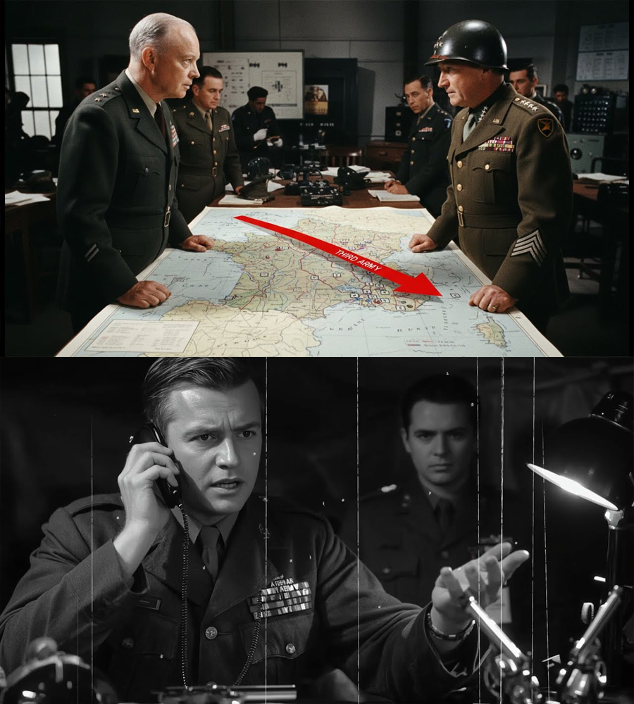 “Good God, He’s Already There!”—The Blizzard Orders, the Secret Map, and the 48-Hour Dash That Made Eisenhower Trust Patton With Everything