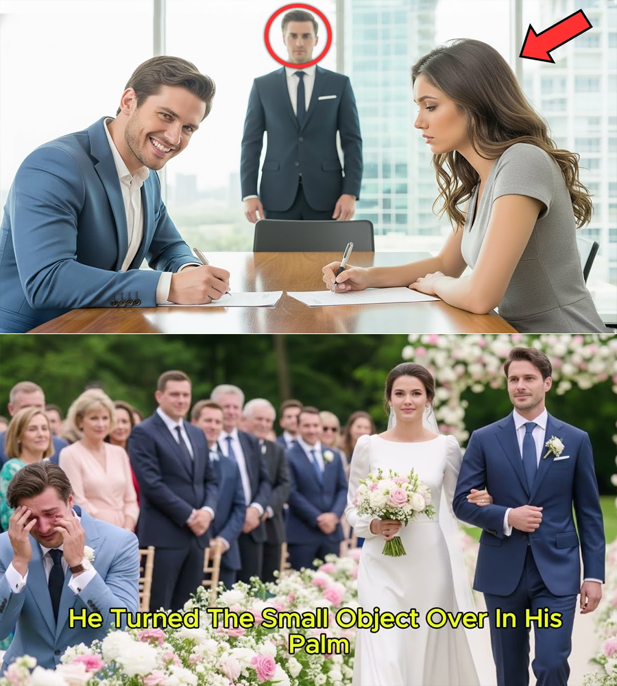 He Grinned at the Courthouse Steps, Pretending He’d Won—Until the Wedding Photos Proved He’d Signed Away the Only Person Who Ever Knew Him