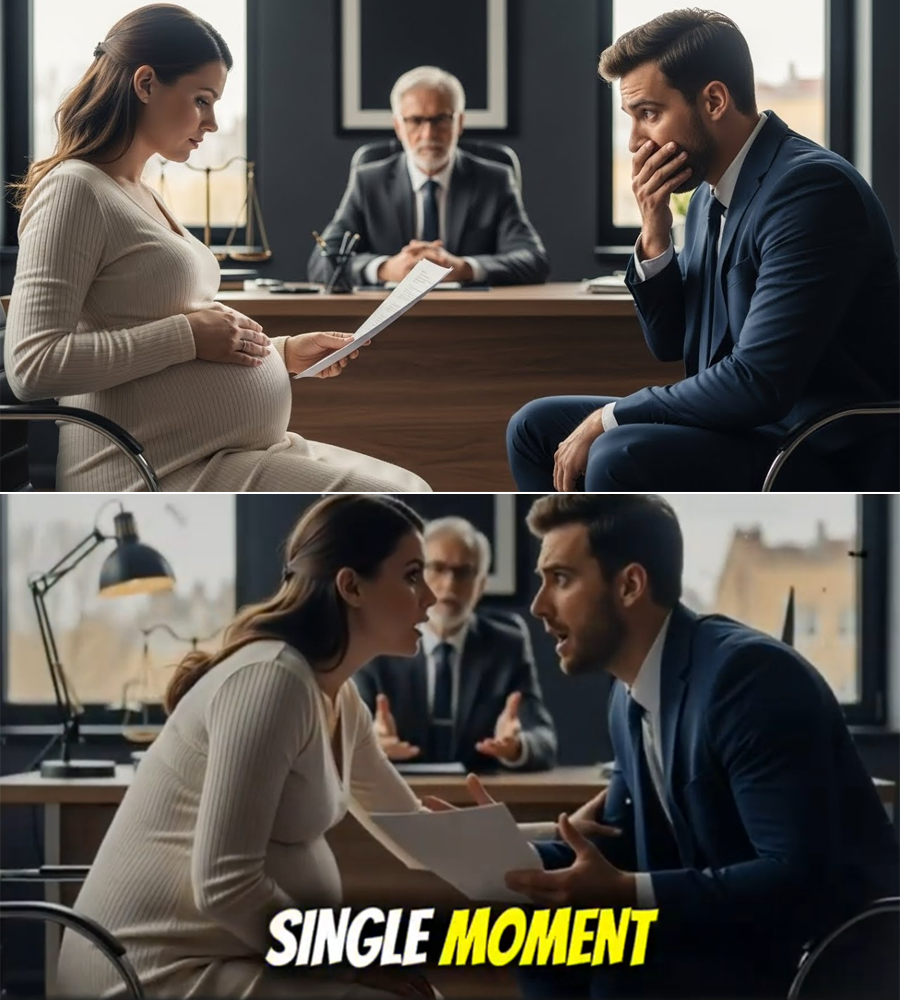 She Walked In With Divorce Papers and a Calm Smile—He Prepared to Win the Breakup Until One Look at Her Silhouette Made His Breath Catch: Seven Months Pregnant, and Not With His Certainty