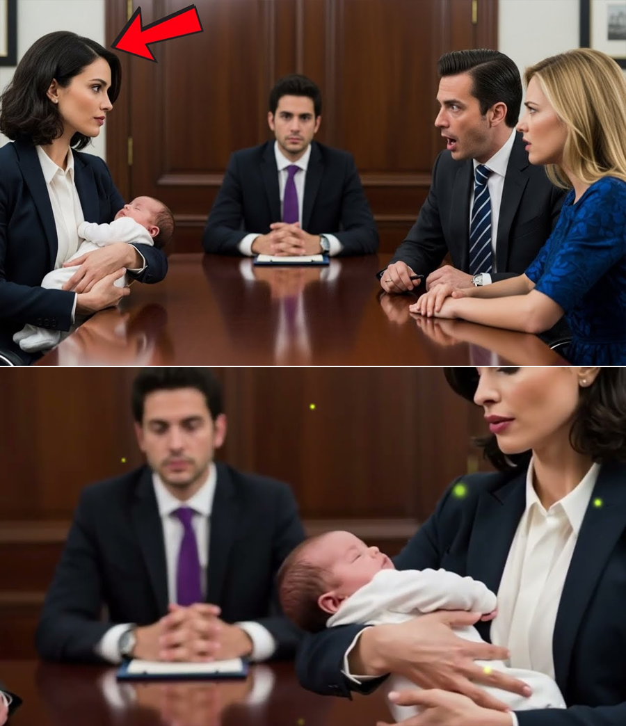 She Arrived at the Divorce Hearing Carrying a Newborn, While He Walked In With His Smirking Lover—But One Quiet Envelope in Her Diaper Bag Turned Their “Victory” Into Pure Panic