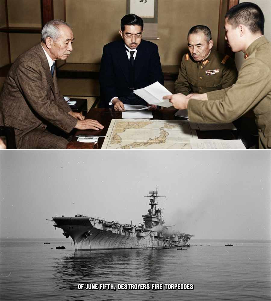 “Report Again,” the Admiral Whispered—As Carrier After Carrier Burned, Japan’s Commanders Spoke in Calm Codes, Private Doubt, and One Sentence That Changed the War Forever