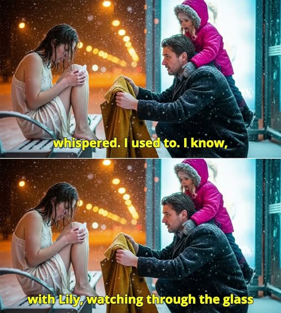 โDad, Sheโs Freezing!โ He Wrapped His Coat Around a Stranger in the SnowโThen Years Later She Walked Into His Boardroom and Changed Everything