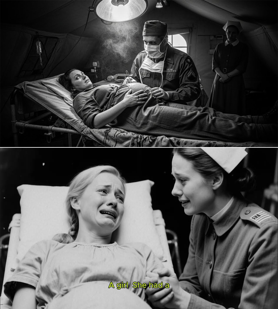 โMy Baby Has Gone Quiet Inside MeโโA Pregnant German POW Collapsed in a Winter Barrack, Until One American Surgeon Broke Every Rule to Save Two Lives at Once