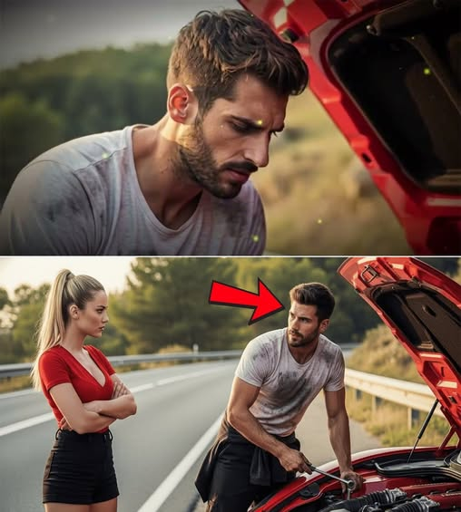 From Grease-Stained Hands to a Red Ferrari’s Quiet Secret: A Struggling Mechanic’s One Repair Pulled a Billionaire CEO Back Into the Love He Swore He’d Lost Forever