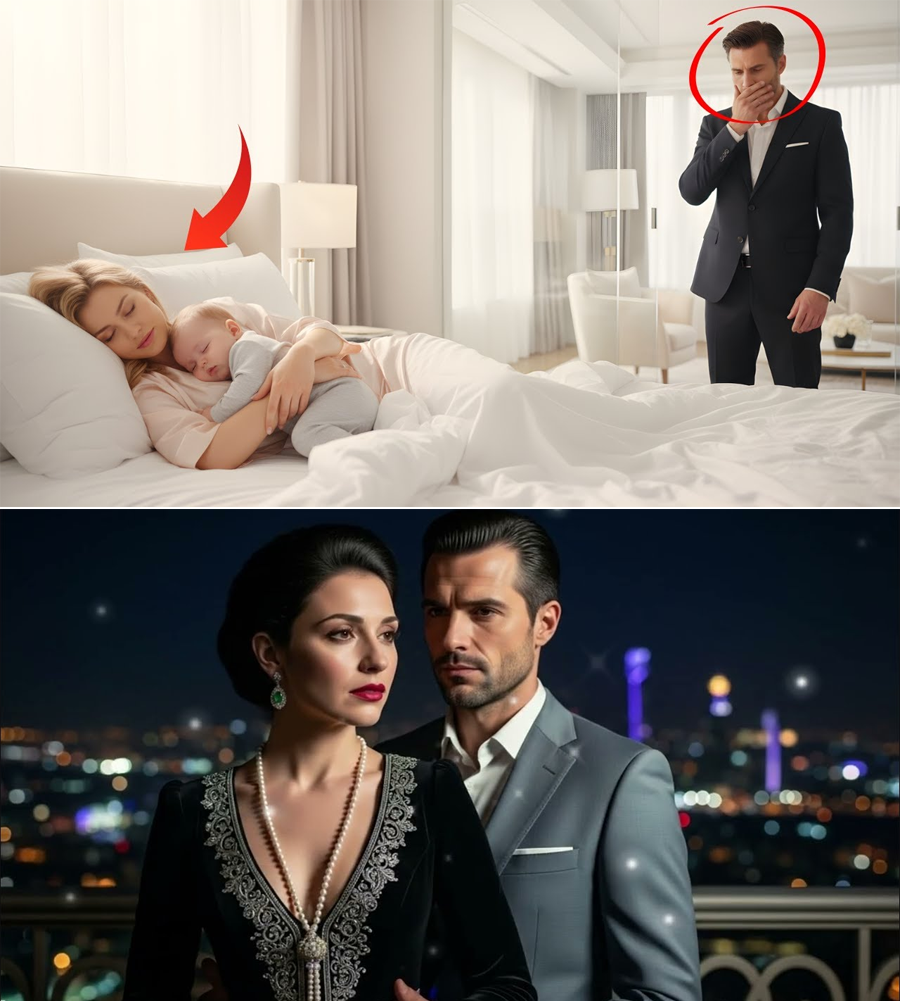THE BILLIONAIRE CAME HOME FROM A BUSINESS TRIP — AND FOUND HIS EX ASLEEP IN HIS ROOM WITH A BABY