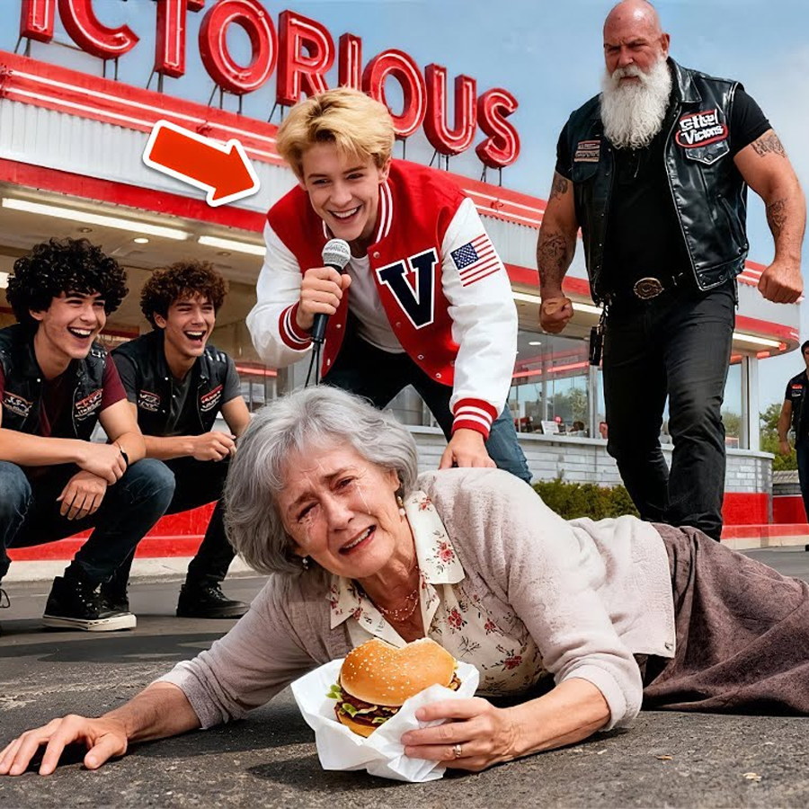 Bullies Recorded Her Tears for Laughs—But When the Deaf Grandmother’s Silence Reached the Wrong Phone, a Line of Bikers Rolled In and Changed the Whole Diner’s Rules