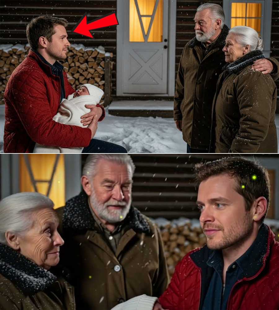 On a Bitter Winter Night, a Single Father Sheltered an Elderly Couple—Days Later, a Knock at Dawn Revealed a Secret That Turned His Struggling Life Upside Down