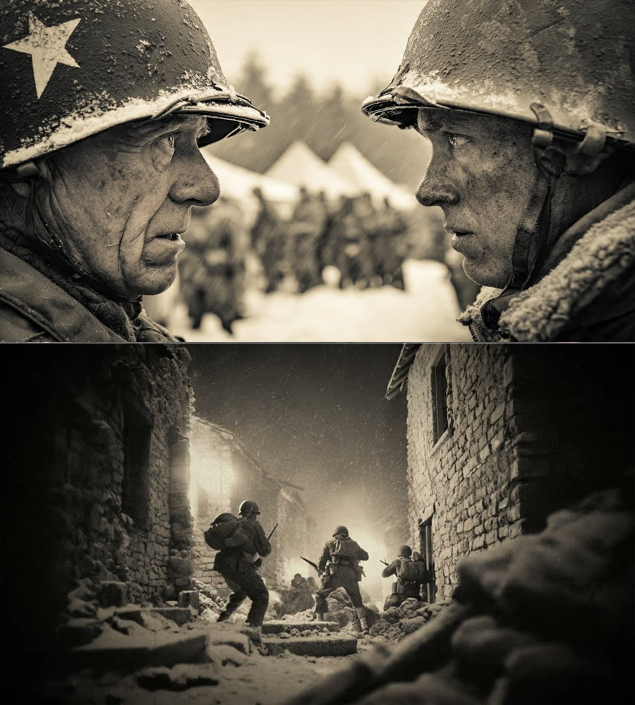 “We’re Not Here for His Headlines”: The Night the 82nd Airborne Heard Patton Was Coming Through the Ardennes—and What They Said Before the Snow Swallowed Their Voices