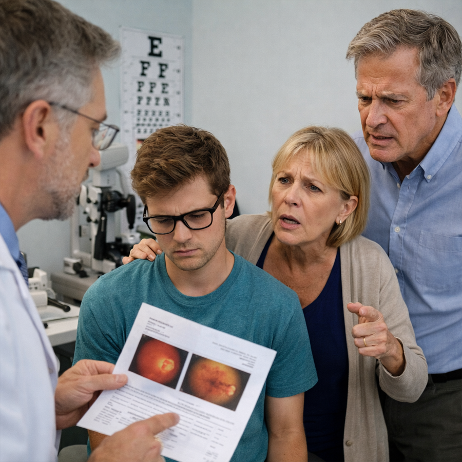 My Parents Dismissed My Fading Sight as “Attention Seeking,” But One Eye Exam Uncovered the Hidden Paperwork They’d Spent My Whole Life Burying