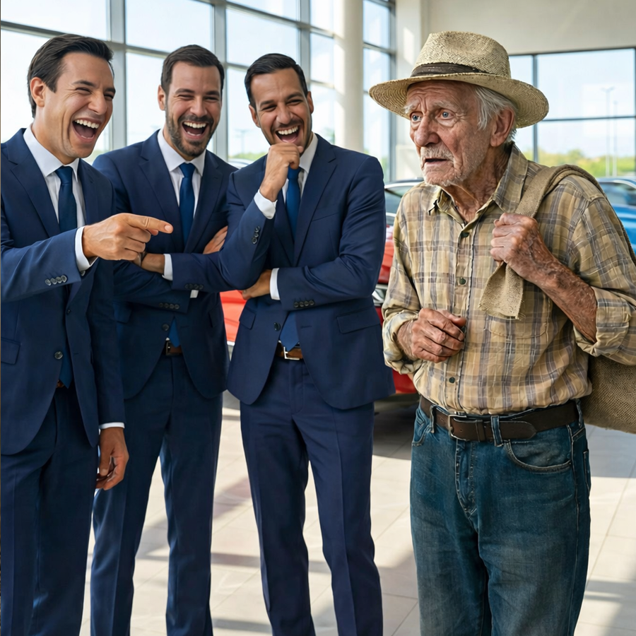 “‘Are You Planning to Pay With Corn?’ — They Mocked a Quiet Farmer Inside a Luxury Dealership… Until a Single Decision Reversed the Power, Exposed a Costly Arrogance, and Left the Entire Showroom in Stunned Silence”