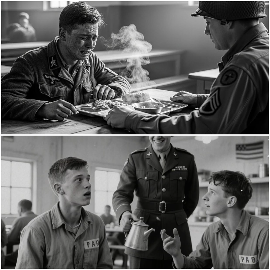 When a Starving German Teen POW Sat at an American Mess Hall Table, a Meal Sparked Shock, Kindness, and a Chain of Choices That Rewrote His Future, Bridged Enemy Lines, and Proved How One Act of Humanity Can Change Everything