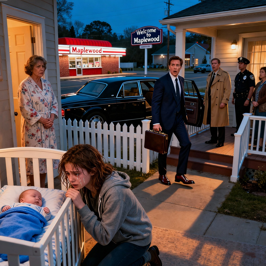 “A Girl Cries ‘Please Wake Up’ in the Dark as a Baby Lies Unmoving, a Stepmother’s Decision Raises Urgent Questions, and Hours Later a Wealthy Stranger Returns Unexpectedly—Triggering an Investigation That Leaves Authorities, and a Town, Searching for the Truth”
