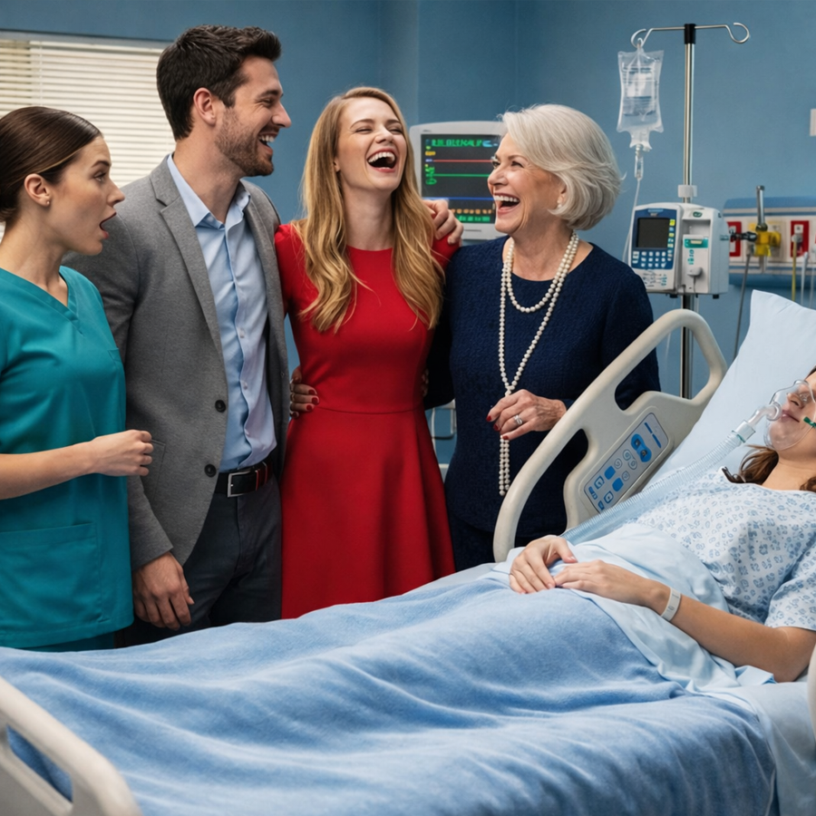 She Was Declared Gone During Labor — Her Husband’s Family and His Secret Lover Smiled, Laughed, and Whispered About “Freedom”… Until the Doctor Suddenly Stopped, Turned Pale, and Leaned In to Say Four Words That Froze the Entire Room: “It’s Twins. They’re Alive.” What Was Supposed to Be the End Became the Beginning of a Shocking Truth No One Was Ready For. A Delivery Room Celebration Turns Into Silence, Guilt, and Fear as a Hidden Story Begins to Unravel — And Nothing About This Birth Was What Anyone Expected.