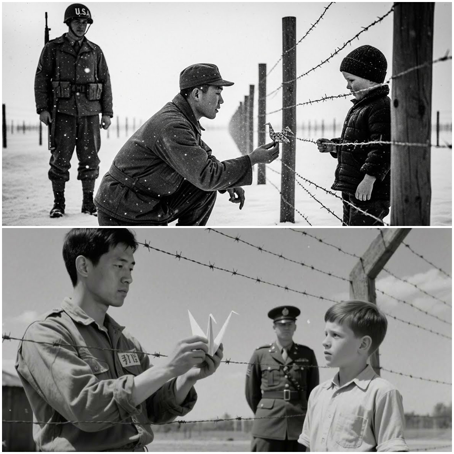 Labeled “Trading With the Enemy,” a Japanese POW Quietly Sold Paper Cranes to Children at Camp McCoy—Until Guards Looked Closer and Uncovered a Forgotten Wartime Story of Creativity, Survival, and How Small Acts of Humanity Rewired Fear on Both Sides Forever