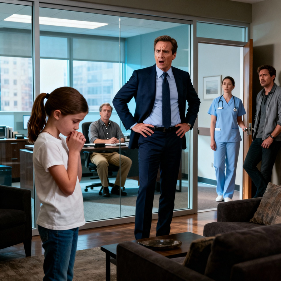 โMy Mommy Is Sick, But She Still Works,โ Whispered a Small Girl to a Silent CEO, and What He Did Next Inside That Ordinary Office Uncovered a Hidden Struggle, Tested His Power, and Changed Lives in Ways No One Expected
