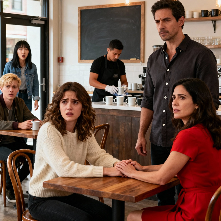 A Stranger Leaned Over My Coffee and Whispered, “Your Boyfriend Is With My Wife”—Then He Asked Me Out That Night, Triggering a Shocking Chain of Truths, Broken Lies, Risky Choices, and an Unexpected Turning Point That Changed Everything I Thought I Knew