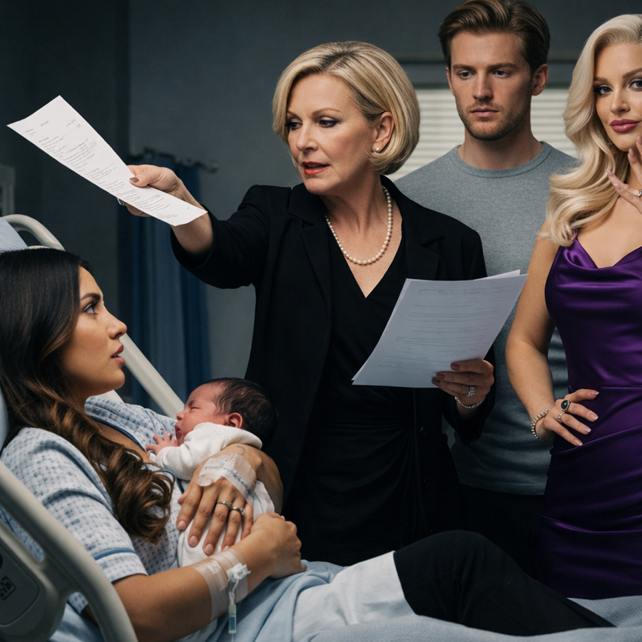 They Thought She Was Weak, Exhausted, and Trapped After Childbirth—So They Served Her Divorce Papers in a Hospital Room, Smiling as If They’d Finally Won—Never Imagining That the Quiet New Mother They Were Trying to Discard Was a Hidden Billionaire With a Plan So Ruthless, So Perfectly Timed, and So Shockingly Final That It Would Turn Their Cruel Power Play Into the Most Expensive Mistake of Their Lives
