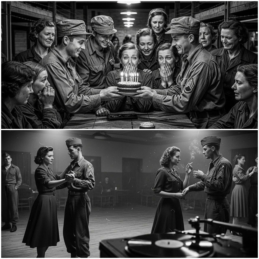 “They Treated Us Like Daughters,” the German Women Prisoners Whispered in Disbelief as Songs Were Sung and Small Gifts Appeared — Expecting Cold Guards and Endless Punishment, They Instead Witnessed U.S. Soldiers Quietly Celebrating Birthdays Inside a POW Camp, a Gesture So Unexpected It Left the Women Frozen Between Fear and Tears, Challenging Everything They Had Been Taught About the Enemy, War, and Survival, and Creating a Moment So Human and Uncomfortable That It Still Raises Questions About Compassion, Power, and What Happens When Kindness Appears Where No One Believed It Could Exist