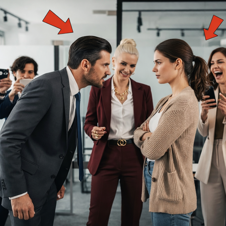 They Smiled, Whispered, and Looked Down on the Quiet Woman Standing Alone in the Office — What Happened Next Froze the Entire Room. No One Knew Who She Really Was, No One Asked, and Everyone Assumed the Worst. Within Minutes, Laughter Turned Into Silence, Confidence Turned Into Panic, and Careers Changed Forever. She Didn’t Raise Her Voice. She Didn’t Defend Herself. She Simply Made One Call. What They Discovered About Her Identity Shocked the Company, Shattered Reputations, and Revealed a Truth That No One Was Prepared to Face. This Is the Story They Never Thought Would Be Told.