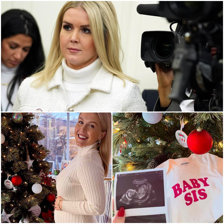 “The Greatest Christmas Gift: White House Press Secretary Karoline Leavitt’s Heartwarming Announcement Stuns Washington”