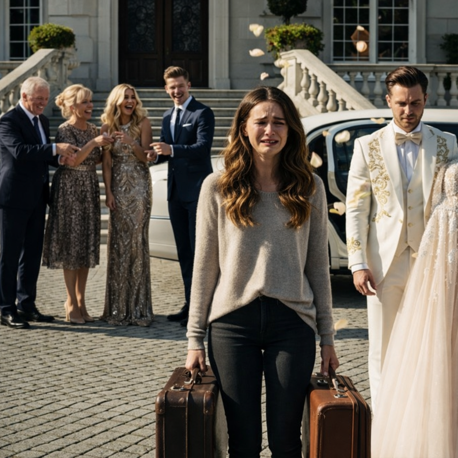 THEY SAID SHE WAS “NO LONGER FAMILY”: The Night Her Adopted Parents Forced Her Out With Nothing, the Years of Silence and Rejection She Endured, the Door That Slammed Shut Without Mercy — And the Jaw-Dropping Moment a Black Limousine Stopped Outside, Revealing the Billionaire Boyfriend No One Knew Existed and a Truth That Left Them All Speechless